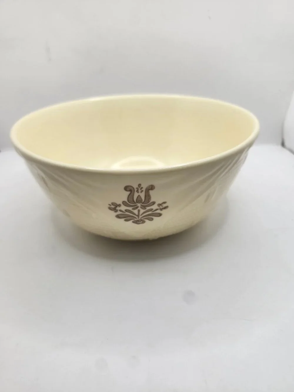 Vintage Pfaltzgraff China Basket Weave Bowl in Village Pattern